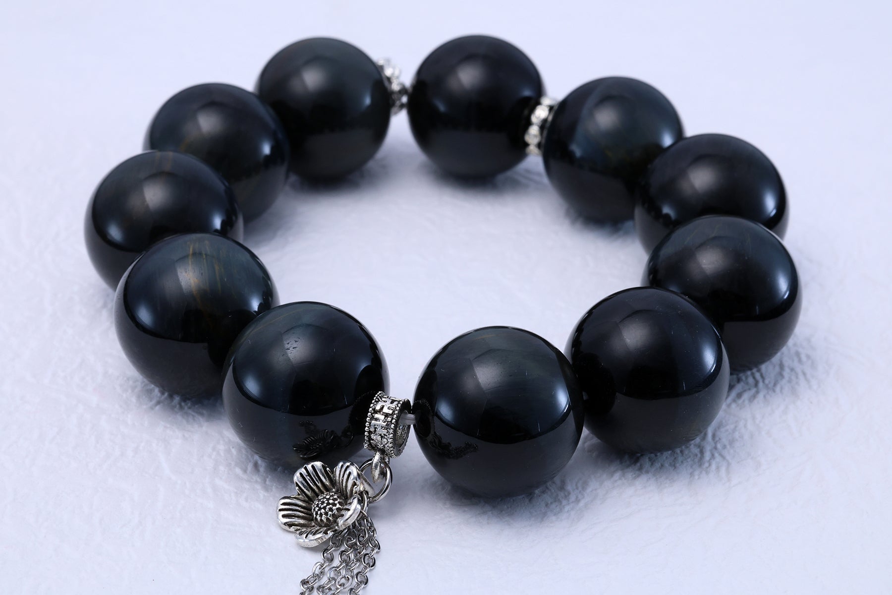Blue Tiger Eye Bracelet - Stone of Clarity & Courage