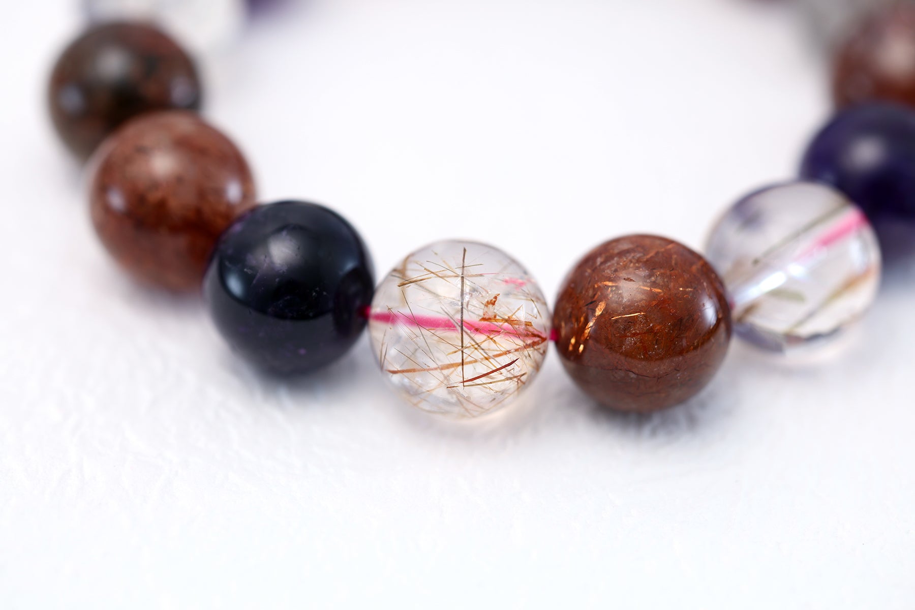 Super Seven Crystal Bracelet - Ultimate Energy Amplifier & Spiritual Harmony