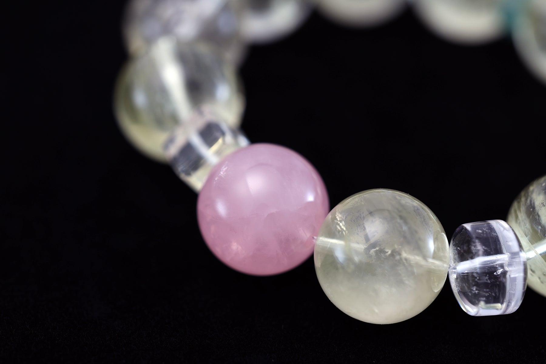 Yellow Aseer Pink Quartz Raw Crystal - Spiritual Healing, Heart Chakra Stone